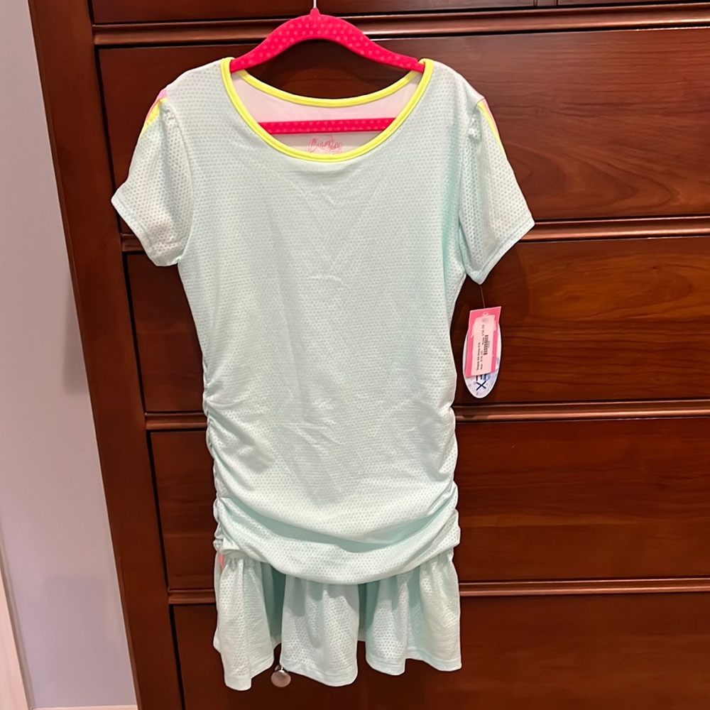 NWT Lucky in Love Draped Tennis Dress (10-12)